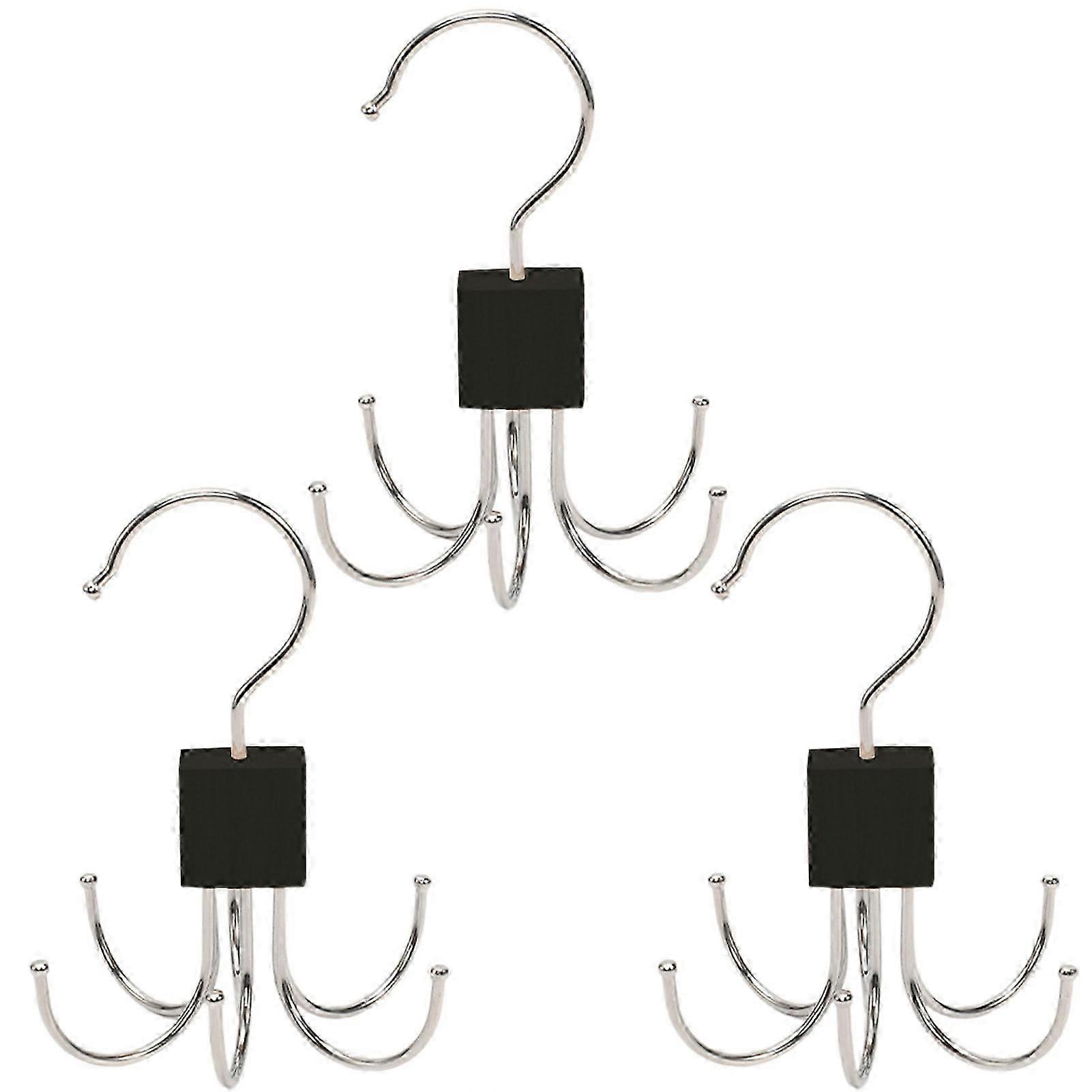 360 Degree Rotating 6 Claw Multi-Function Hook - Space-Saving Closet Organizer for Scarves, Belts, and Handbags, Bedroom Essentials