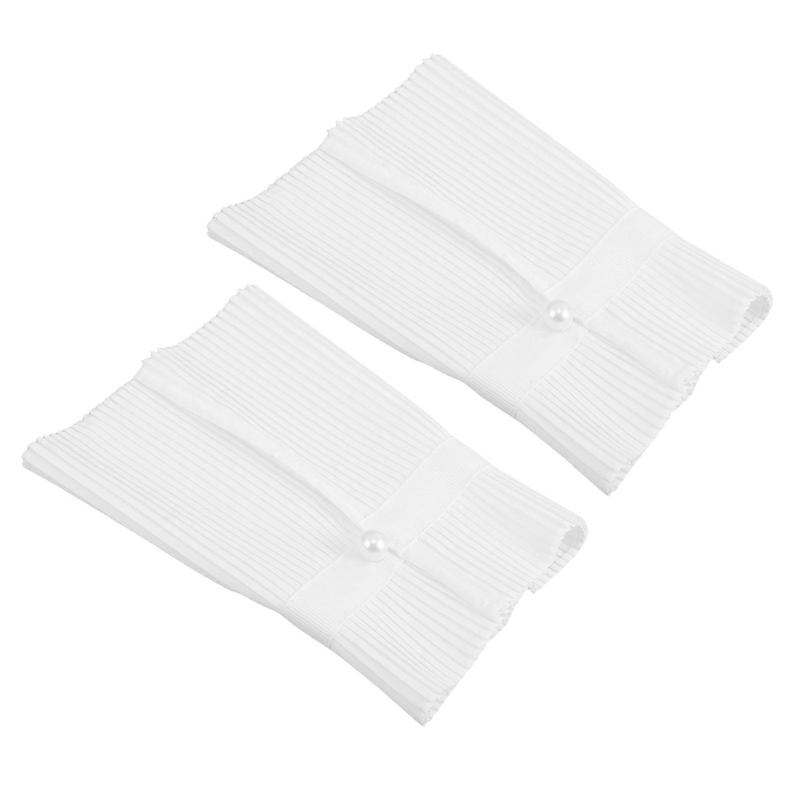 Ruffle Layered Detachable Cuff Elegant Casual Formal Occasions 1Pair