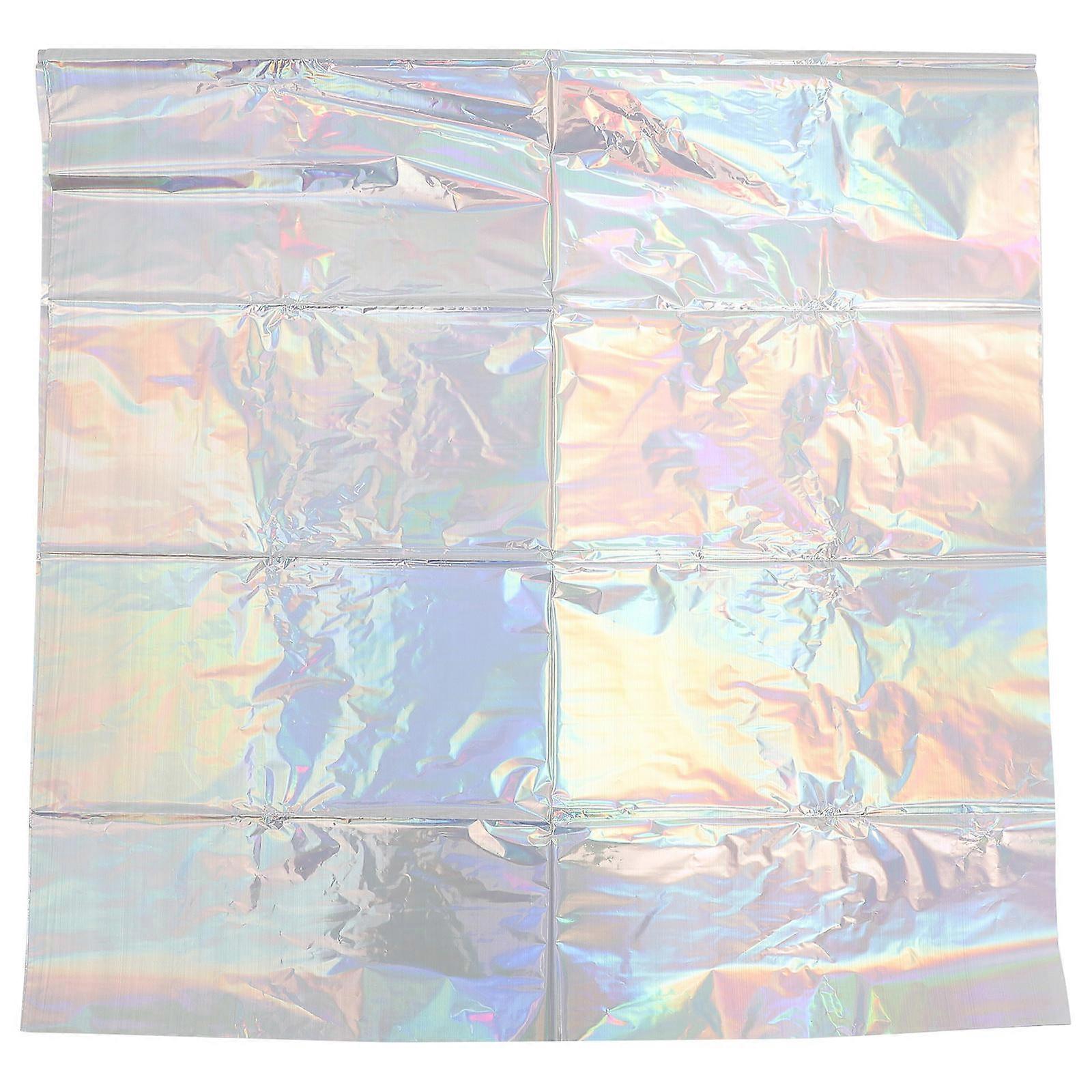 Shiny Foil Tablecloth for Parties and Weddings Multi Color for Table Use 60x120 inches
