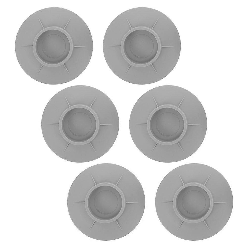 6pcs Anti Vibration Pads for Washing Dryer Machine Rubber Stabilizer Mat Foot Support Protects Floors Reduces Noise and Shock