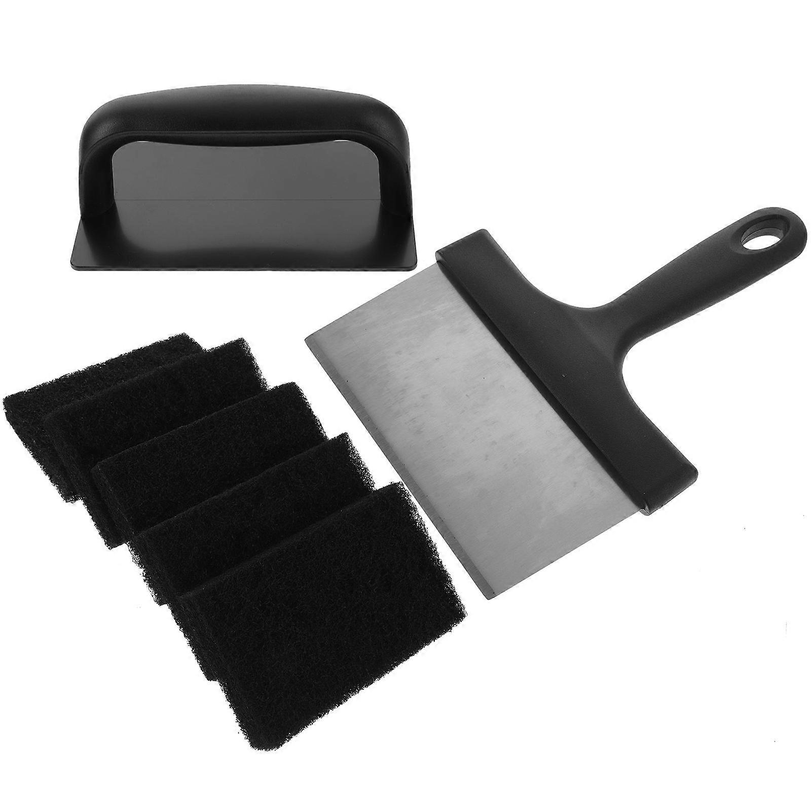 Grill Rack Cleaner Multi-Use Design for Camping PP Material Oil Removal 5.89X3.54X3.54in 1Set