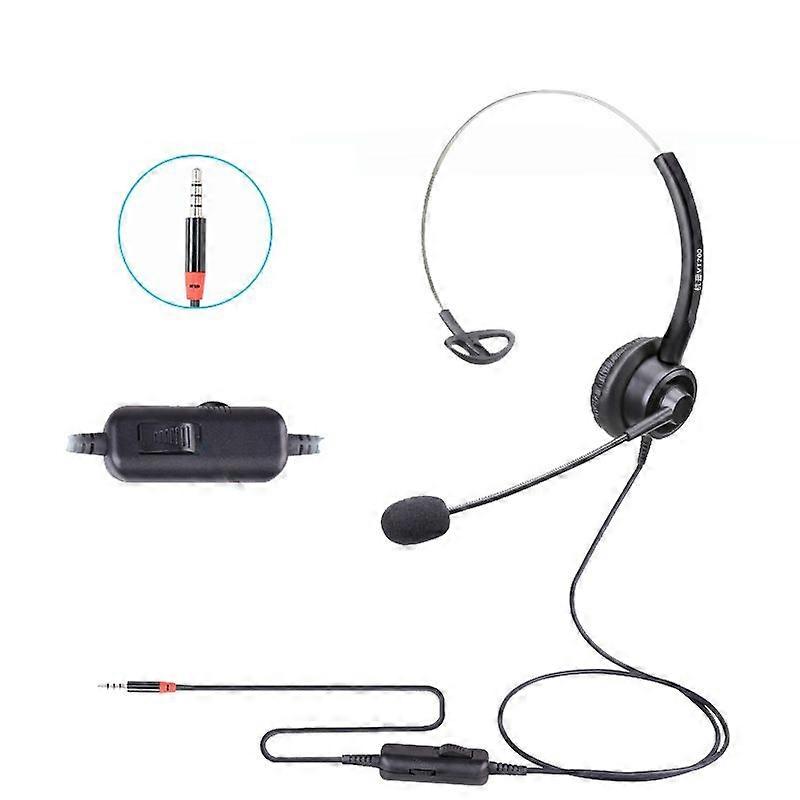 VT200 Telephone Headset,Spec: 3.5mm Single Plug with Tuning 3.5mm Single Plug with Tuning