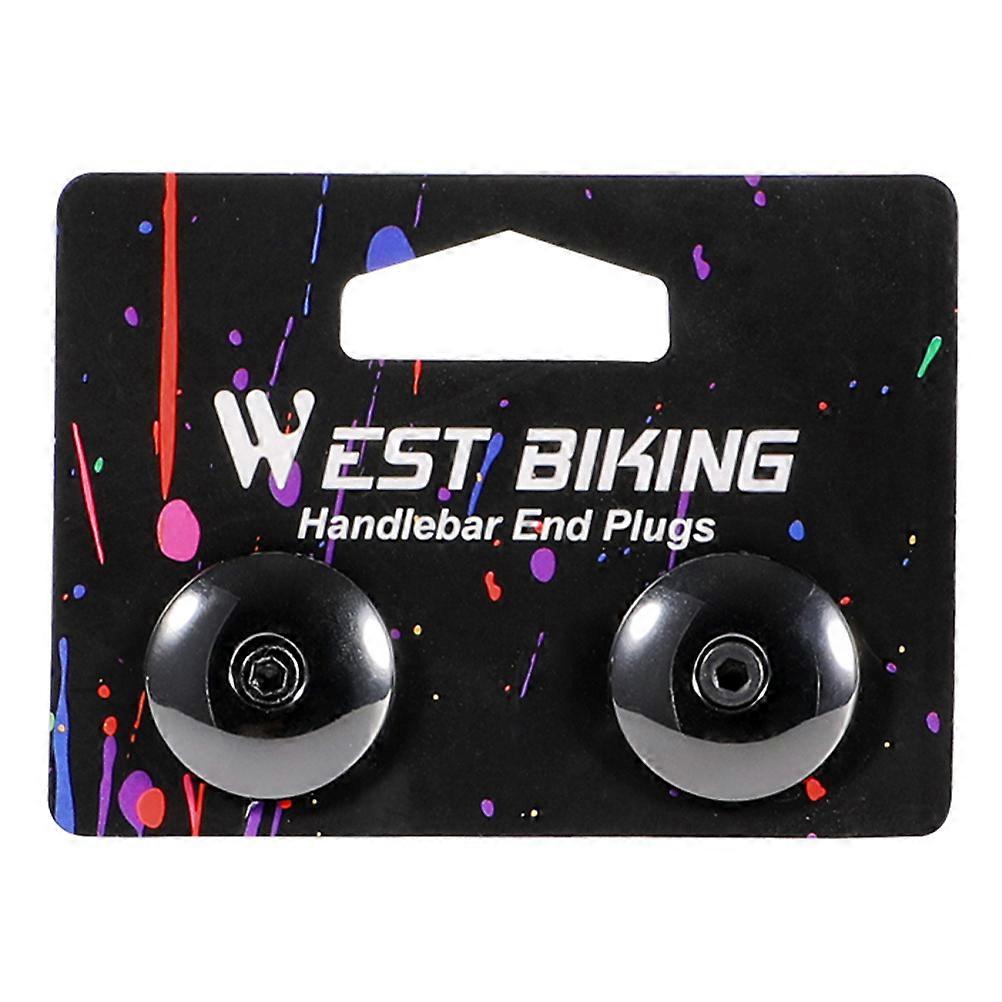 2 Pcs Durable Aluminum Alloy Mountain Bike Handlebar End Plugs for Road Folding Bikes – Compact, Non Deformable, Easy to Store Handlebar Caps
