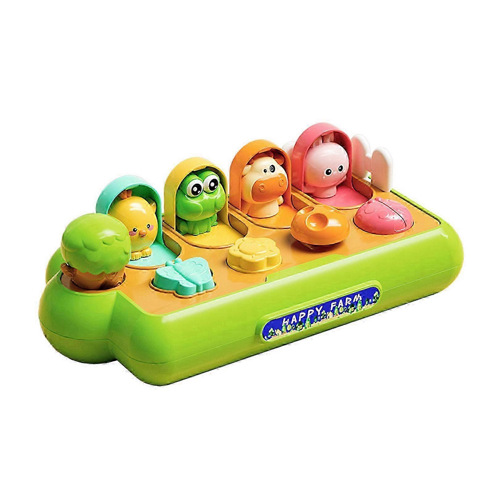 Kids Educational Push Pop Toy Plastic Hide & Seek Game Hand-Eye Coordination Training