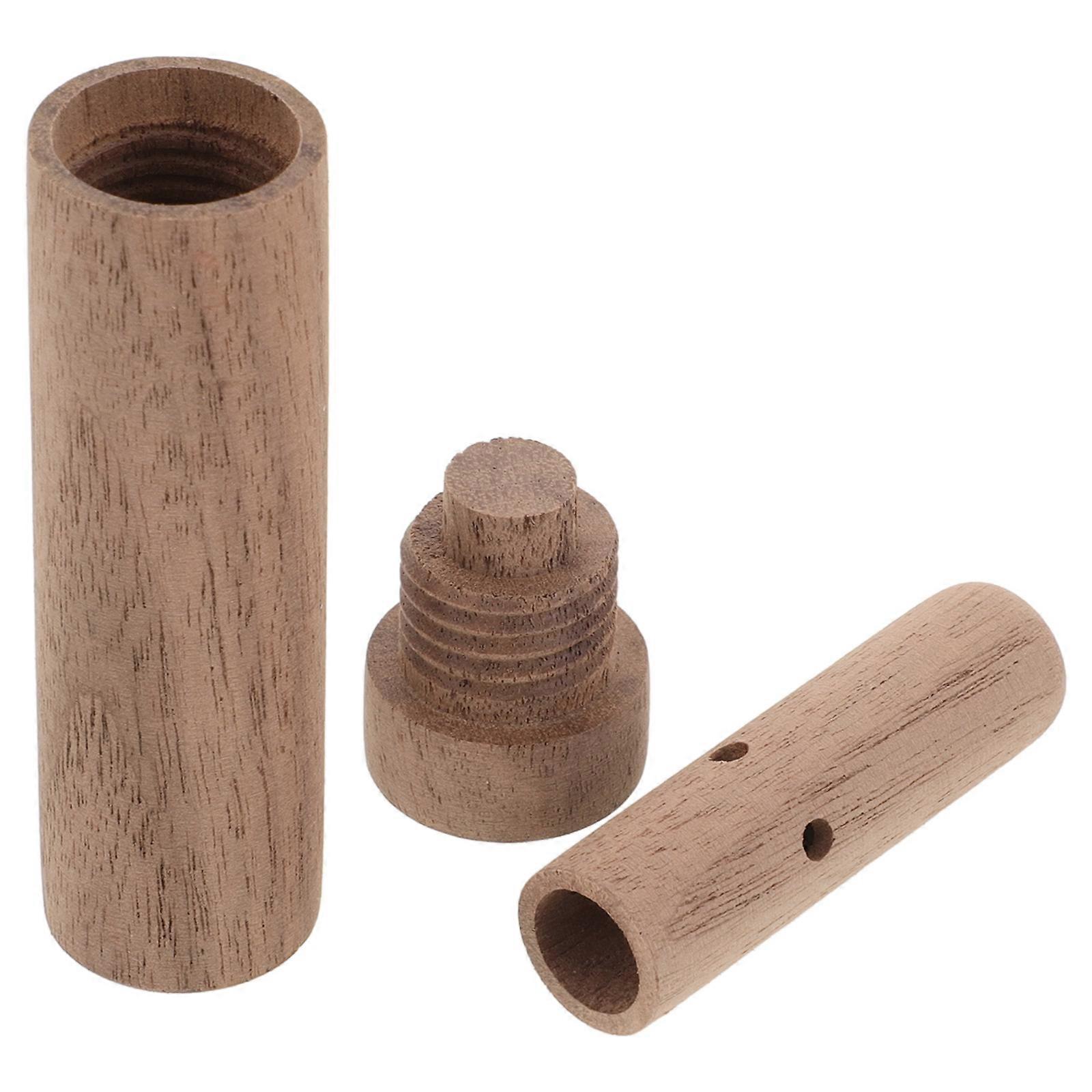 Aromatherapy Nasal Stick Empty Wood Tube 1 Set Supply