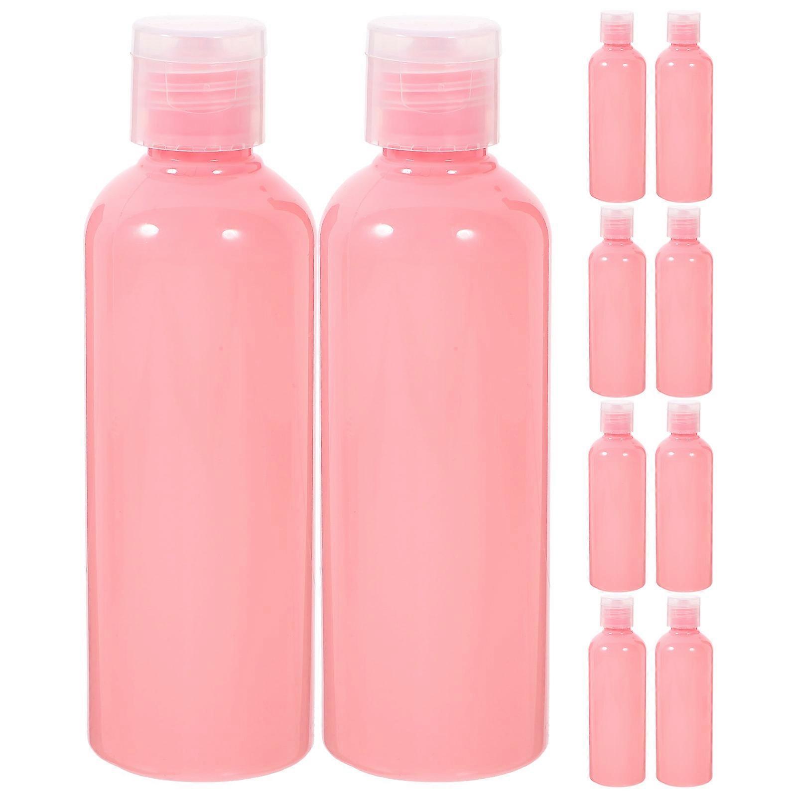 10 Pack Travel Toiletry Bottles with Flip Caps Leak Proof Refillable Containers for Skincare, Lotion, and Liquids Ideal for On the Go Use