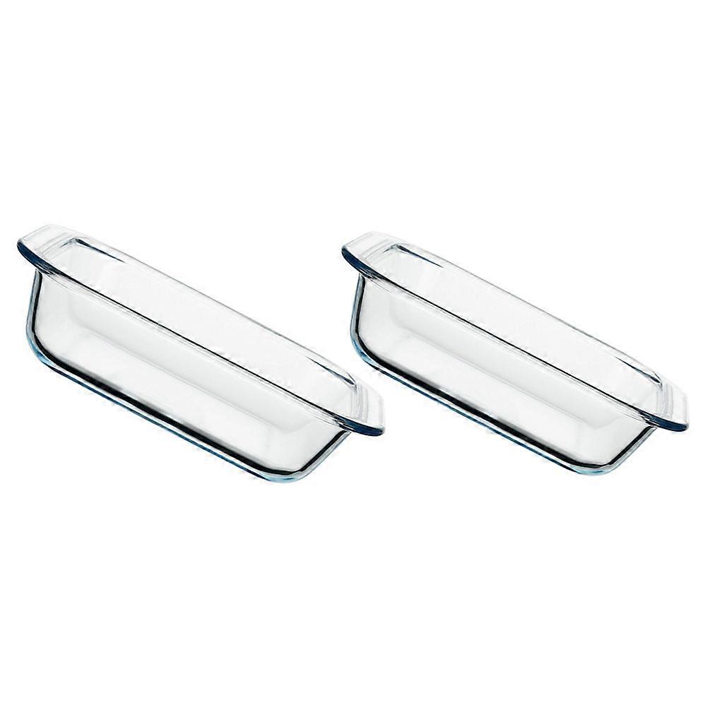 Baking Trays Set 2Pcs Ideal For Baking And Serving Snacks 19.5X16.8X4.7CM Refrigerator Safe For Adult Kitchen Use