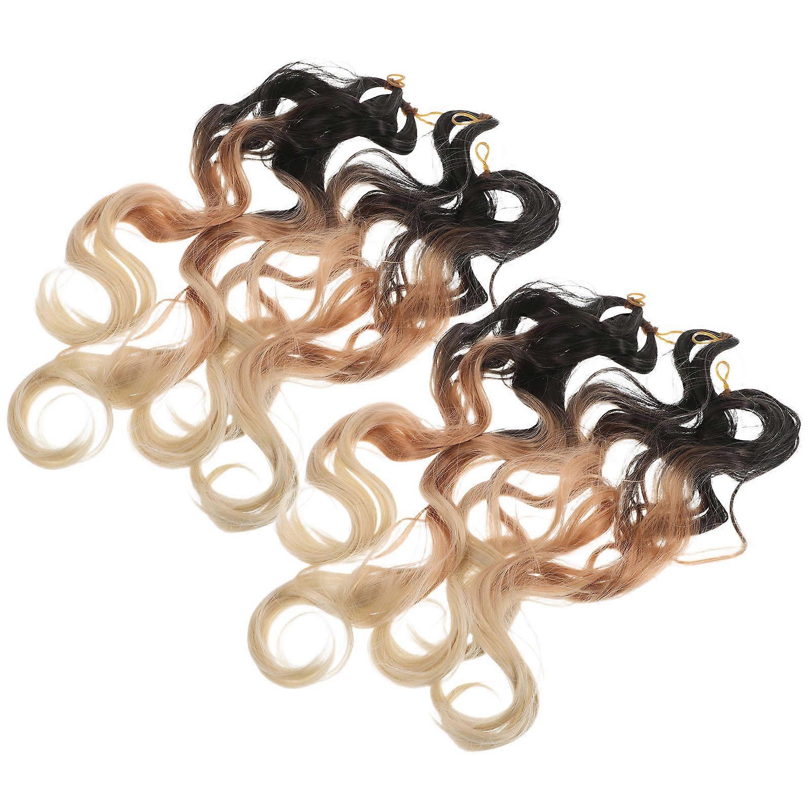 8PCS Synthetic Hair Extensions for Women Boho Dreadlock Wig with Three Strand Braid Design, Comfortable Crochet Hair for Daily Wear & Parties
