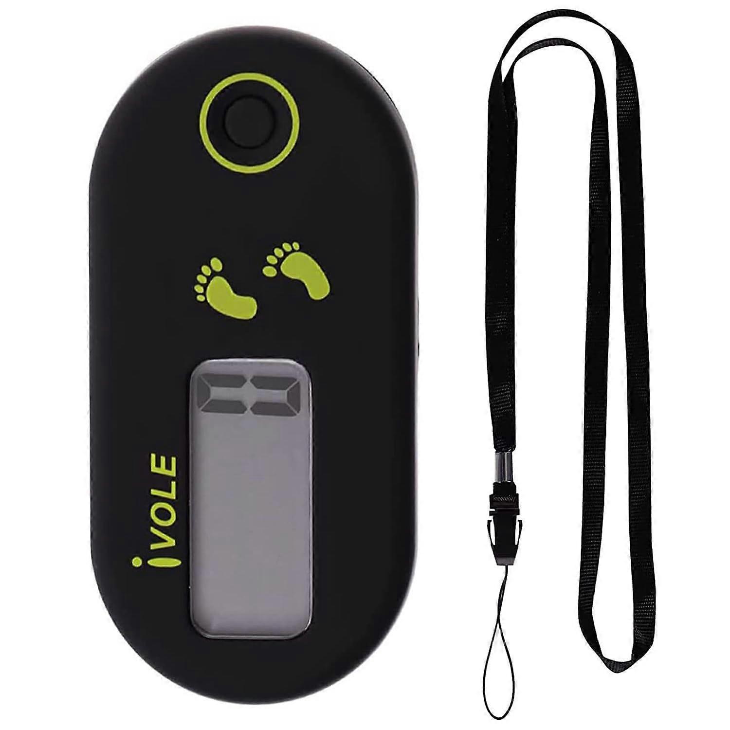 Preferred counter to walk portable mini-step meter more precisely pedometer with clip linyard 3D digital pedometer simple pedometer electronic
