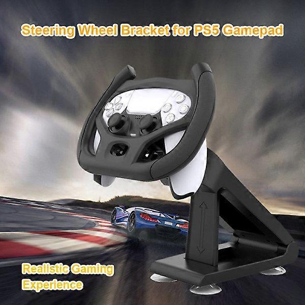Racing Game Steering Wheel for Playstation 5 PS5, Game Controller in Black, Onesize