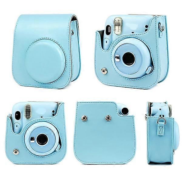 Camera bag with shoulder strap for Instax Mini 11 BLUE:lle blue.