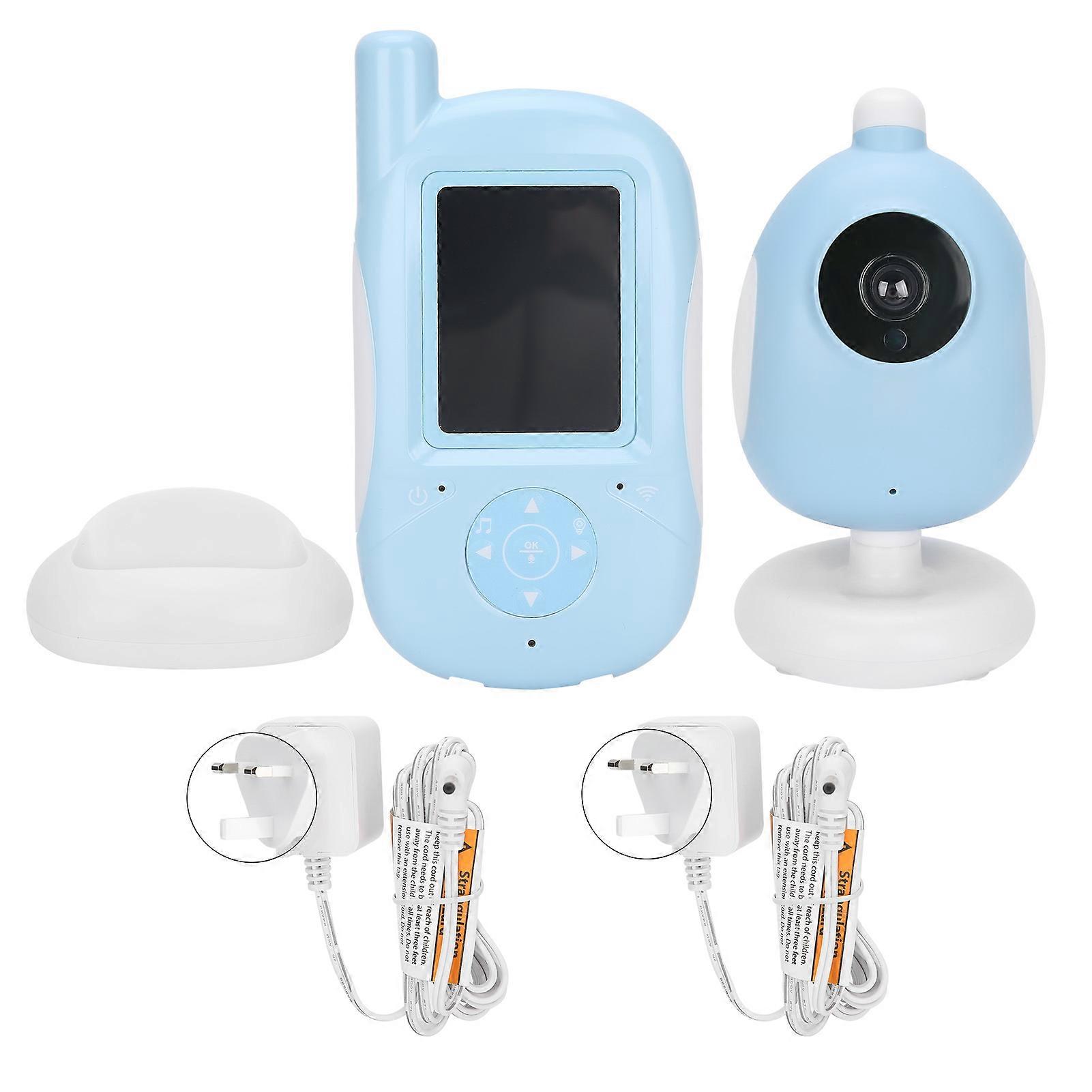 Baby Monitor Wireless Video Two Way Talk Nanny Camera Night Light Music Temperature Intercom