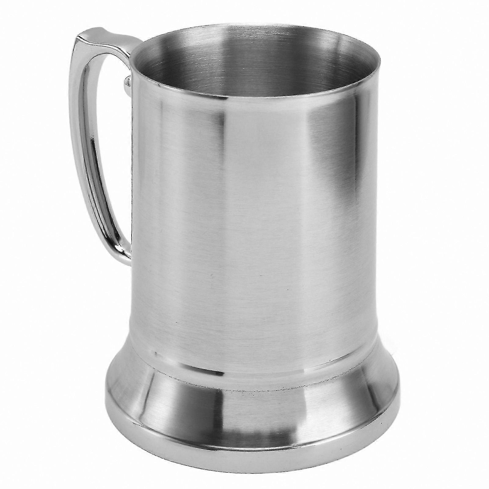 Double Layer Beer Mug with Excellent Heat Insulation and Elegant Design for Coffee and Drinks, 450ml Capacity