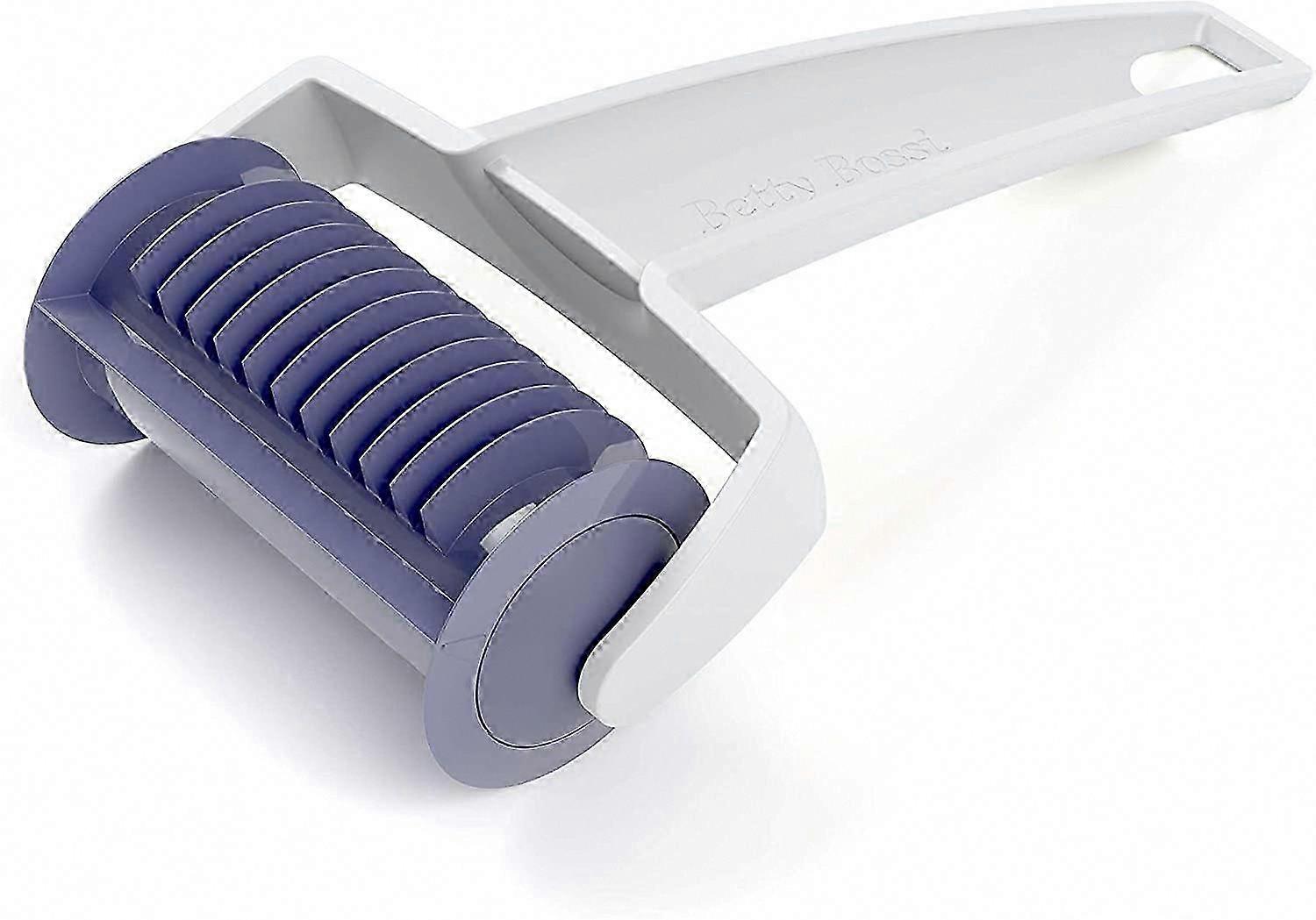 Rolling pin for making bread sticks, appetizer sticks and homemade appetizers (dark blue)