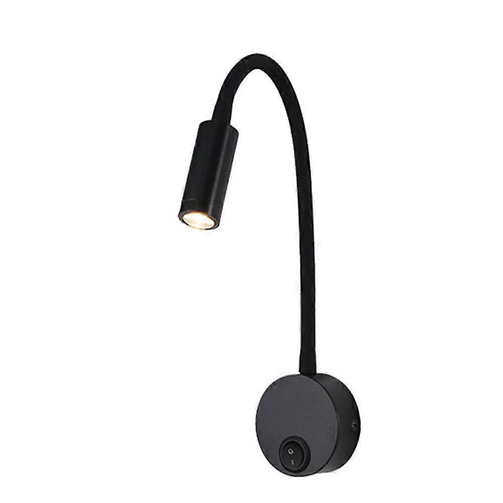 LED 3W Warm White Gooseneck Wall Lamp AC85-265V Wiring Type A