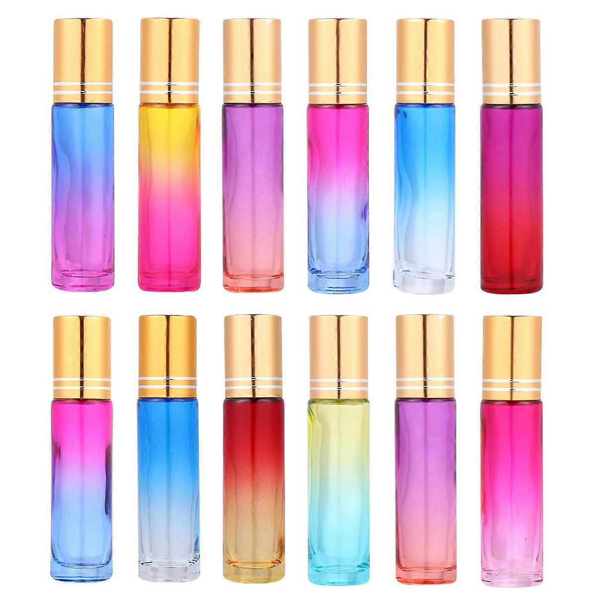 Refillable Bottles In Assorted Color Ideal For Outdoor Use Perfect For Women 10ml Capacity 12-Pcs Set