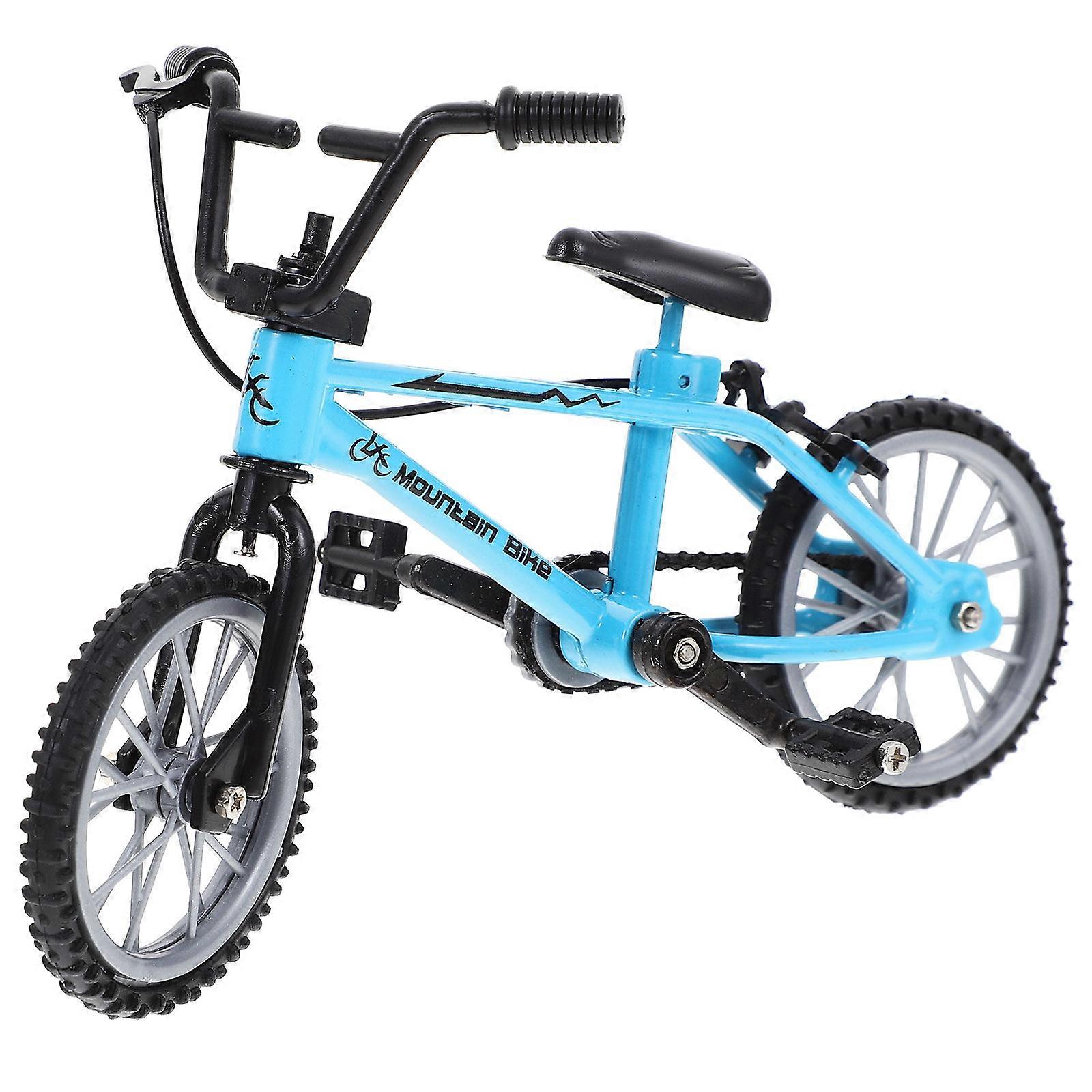Mini Artificial Mountain Bike Model for Dollhouse Decor & Photo Props – Realistic Tiny Bicycle Decoration