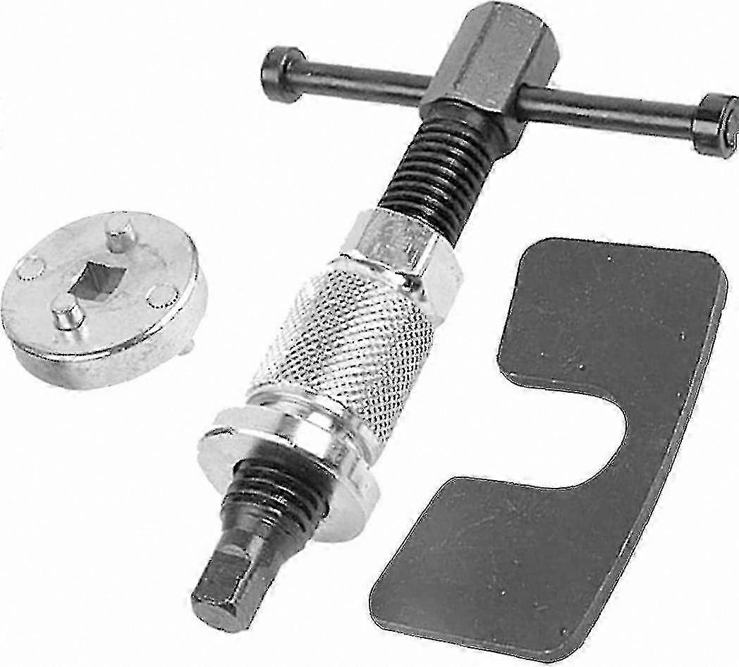 Universal Brake Caliper Piston Tool Set for Rear Pad Replacement, 3-Piece Wind-Back Kit Handle
