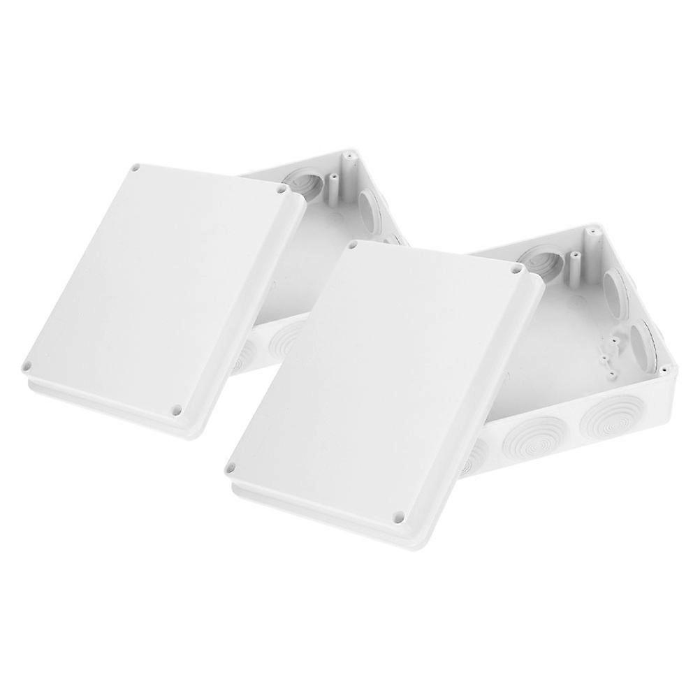 Weatherproof Electrical Enclosure 2Pcs Suitable For Garden Lighting And Outdoor Plastic Material