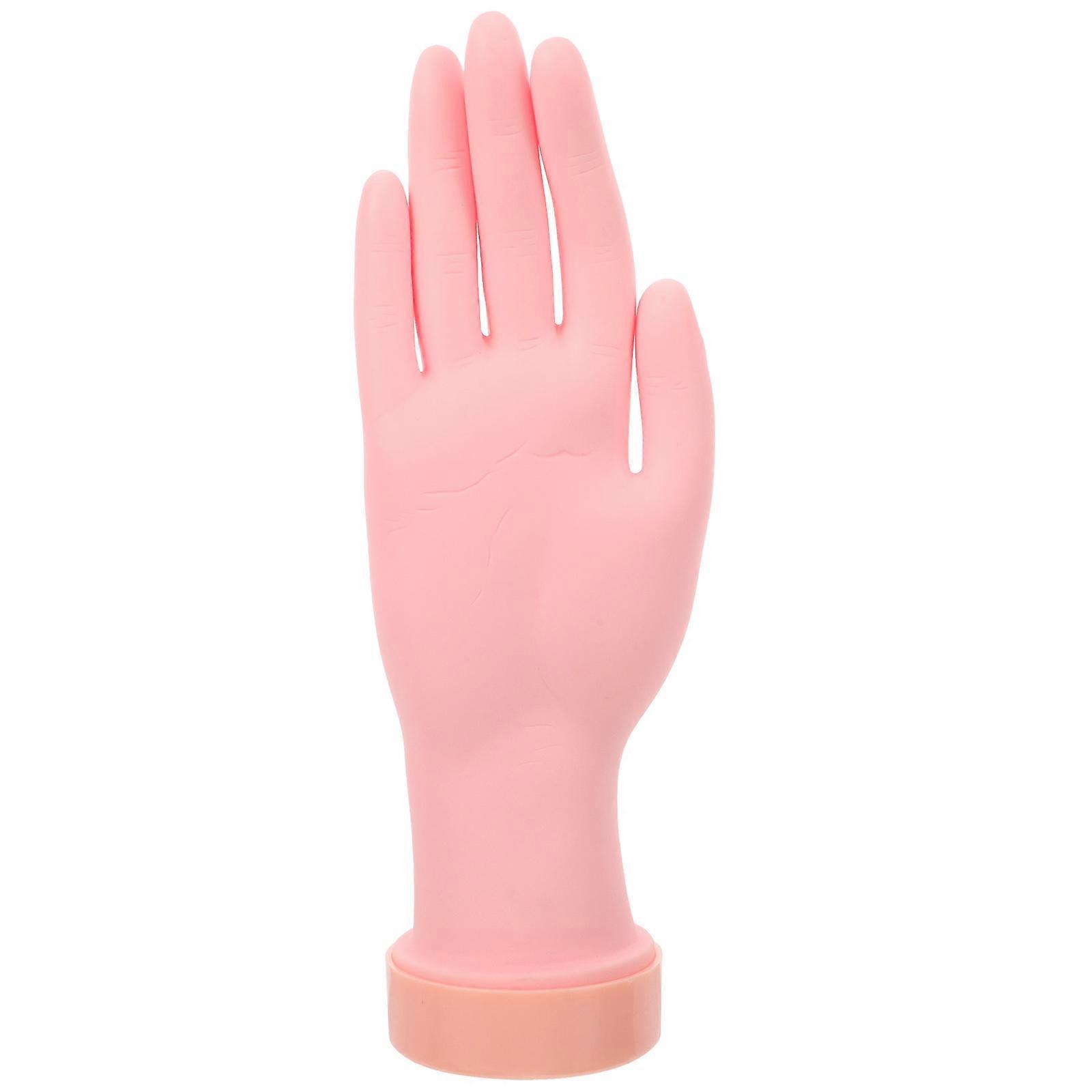 Fake Nail Training Model Practice Hand Model Bendable Hand Prop For Nail Art