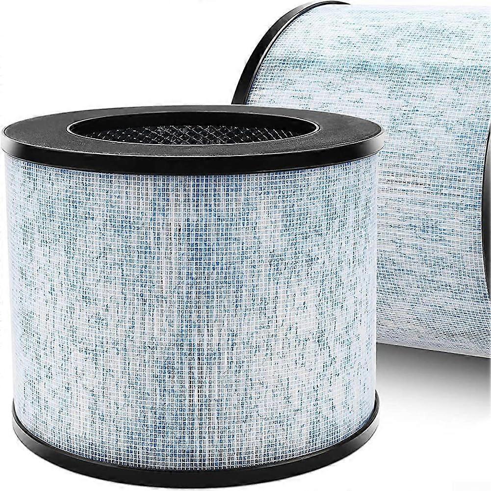 performance 2piece replacement filter set for AP100, designed to reduce dust levels in indoor spaces.