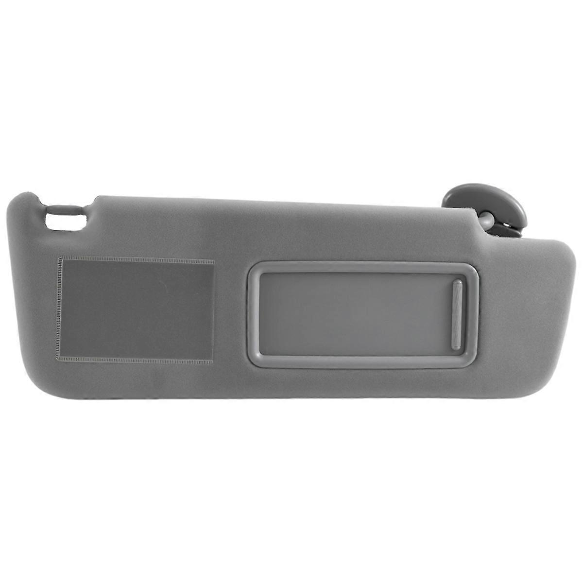 Grey Sun Visors with Vanity Mirror Mirror LED Lamp R