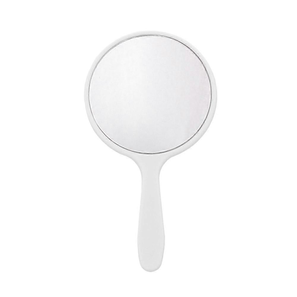 UK-Mini Handheld Mirror Small Held Mirror Cosmetic Round