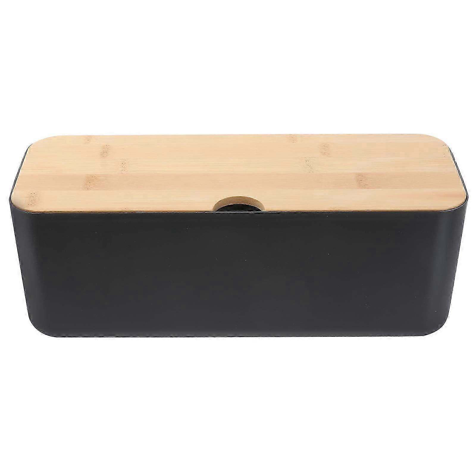 Desktop Outlet Electrical Cable Storage Box Wire Management Cable Organizer Box