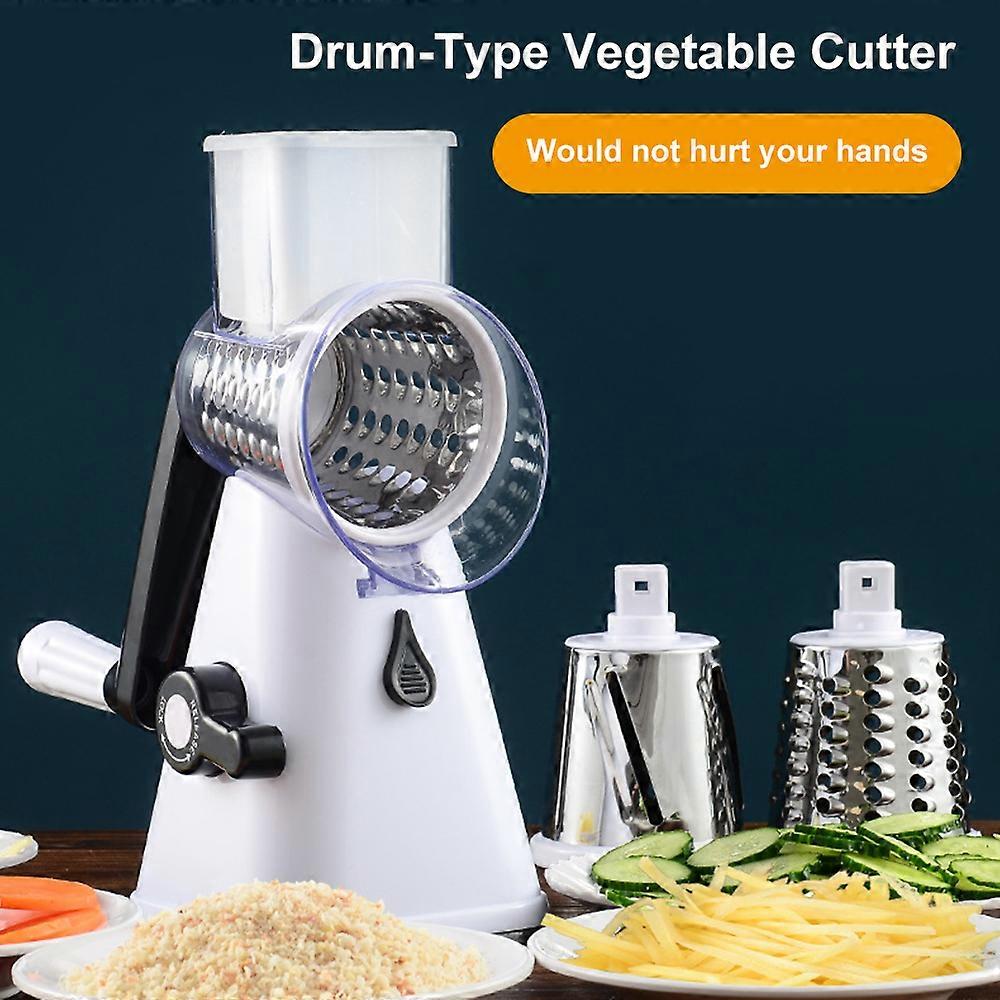Multi-Functional Vegetable Cutter Manual Roller Type Shredder Kitchen Cooking Tool Practical Vegetable Slicer