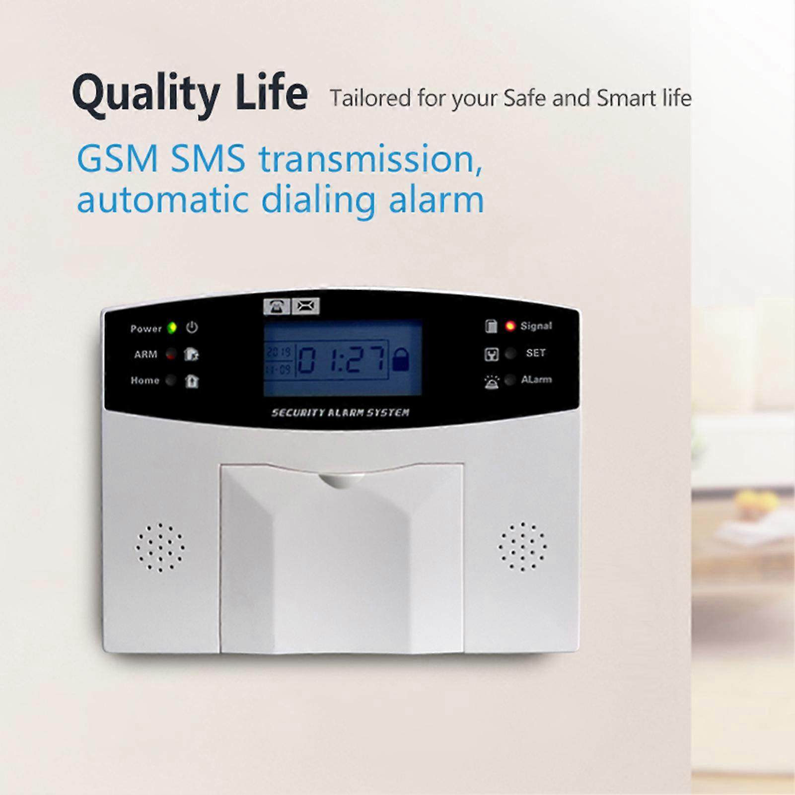 WiFi GSM Alarm System Tuya Smart Home LCD Display Security Alarm Support Two-way Voice Intercom