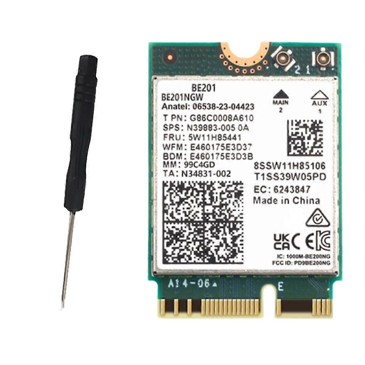 Karta BE201 WIFI7 8774Mbps trojpásmový Bluetooth5.4 WiFI 7 Bezdrôtový modul WIFI karty M.2 Cnvio3 AX211 fo