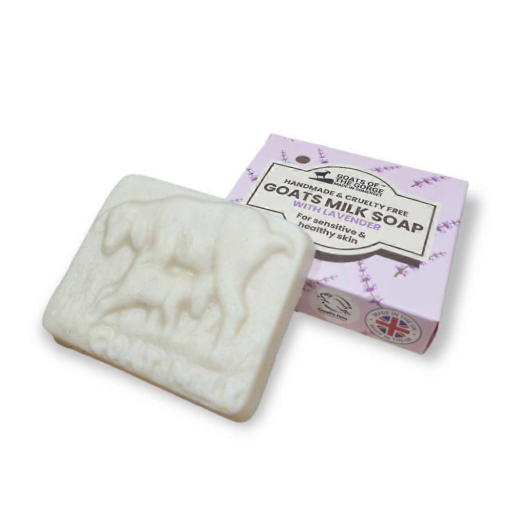 Goats of the Gorge Goats milk soap bar- 90g Lavender - 4 Pack