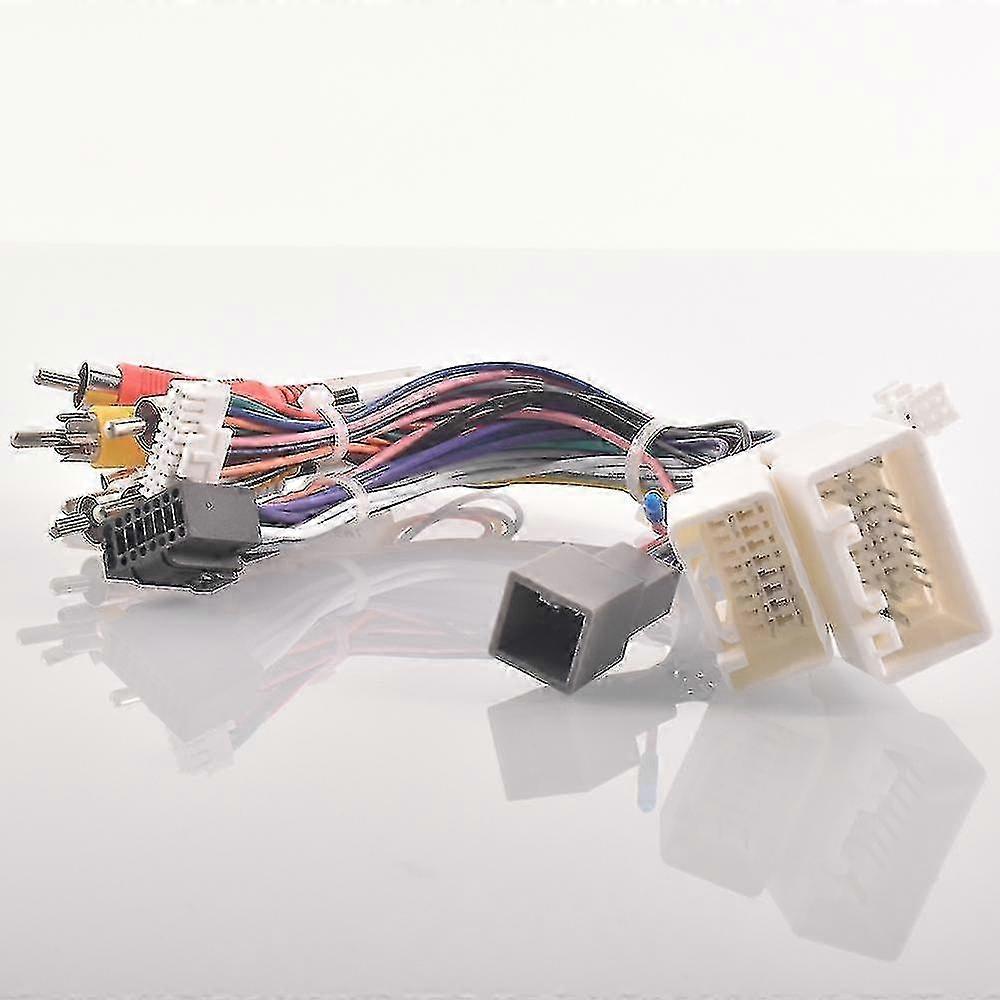 16-Pin Wiring Harness Adapter for Android Car Stereo System Compatible with Mitsubishi SUV Models (2014-2020)