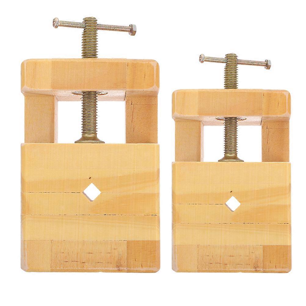 Woodworking Vise For DIY Enthusiasts In 9.90X6.50X4.60CM Size For Precision Support 2Pcs