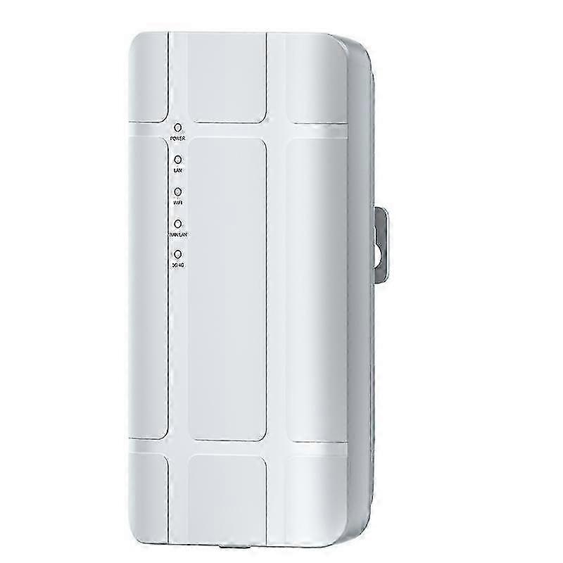 4G Outdoor CPE WiFi Router Wireless Router 300M IP65 Waterproof Wireless Bridge Support Remote Management(EU Plug)