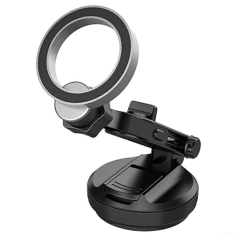 Car Phone Stand With Magnetic Grip For Universal Smartphone Compatibility And Secure Holding While Driving