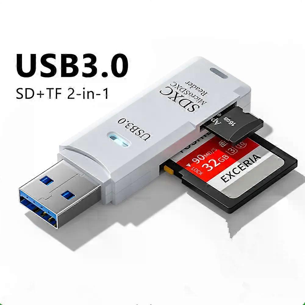USB 30 Card Reader SD TF Card Memory Card Reader 2 IN 1 High Speed Smart Cardreader Adapter For PC Laptop Accessories