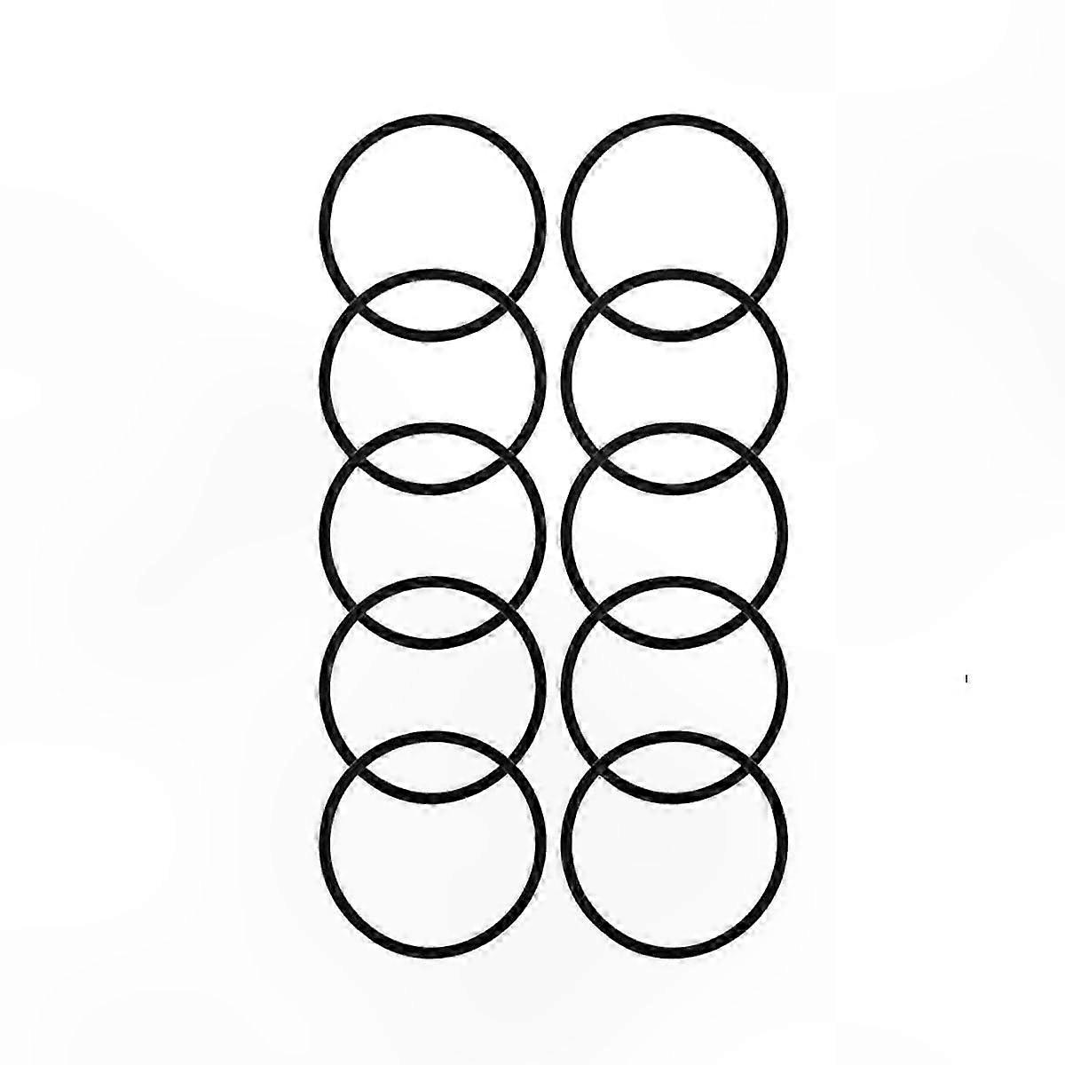 10 Pack Rubber Lid Seals for 16&20 Oz Leak-Proof Gaskets Replacement