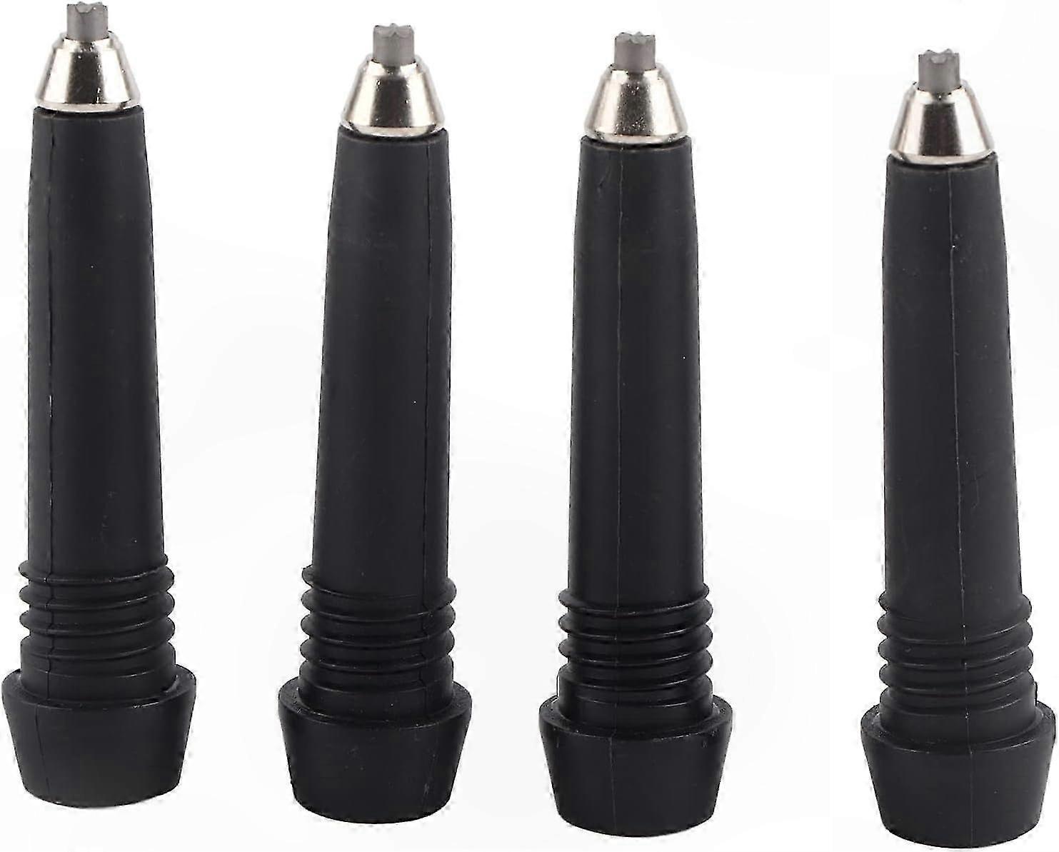 Trekking Pole Tips - 4 Pack Durable Steel Replacement Tips for Walking Sticks