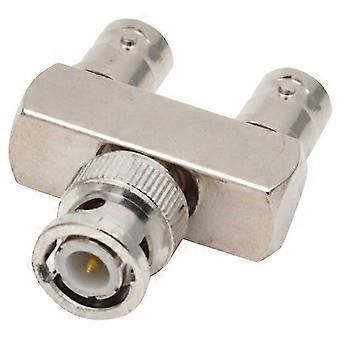 Reinkupfer-Steckverbinder BNC Drei-Wege-Stecker auf zwei Buchse Y-Typ BNC-Stecker auf Buchse BNC-JKK RF Ada