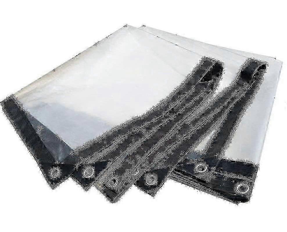 Bâche imperméable perforée, transparente, pliable