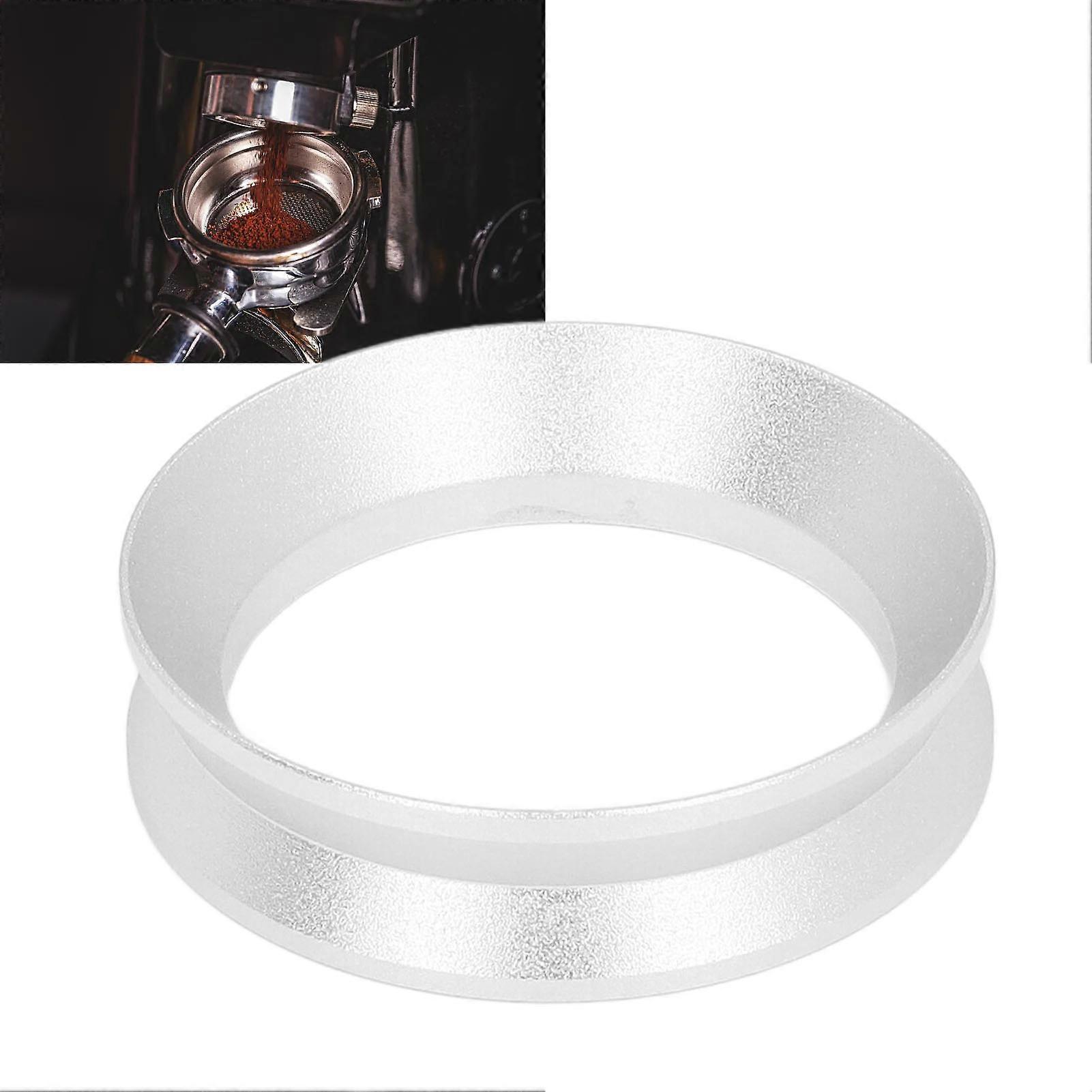 Coffee Dosing Funnel Aluminum Silver 53mm 2.09in Precise Control