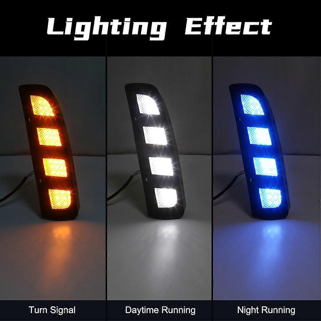 Applicable DRL For Honda Civic 10th Generation Type R 2018 2019 2020 202 LED Daytime Running Light Dynamic Turn Signal Lamps Fog