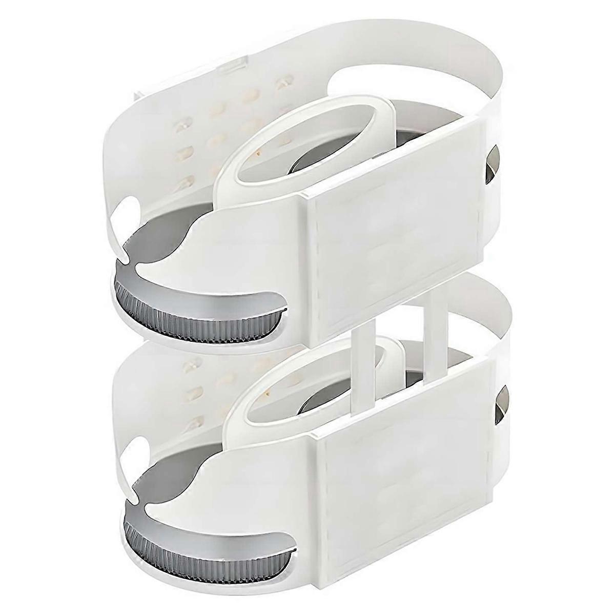 Double Layer Turntable for Cabinet Rotate Turntable Organizer for Kitchen, Cabinet Dining Table Cou