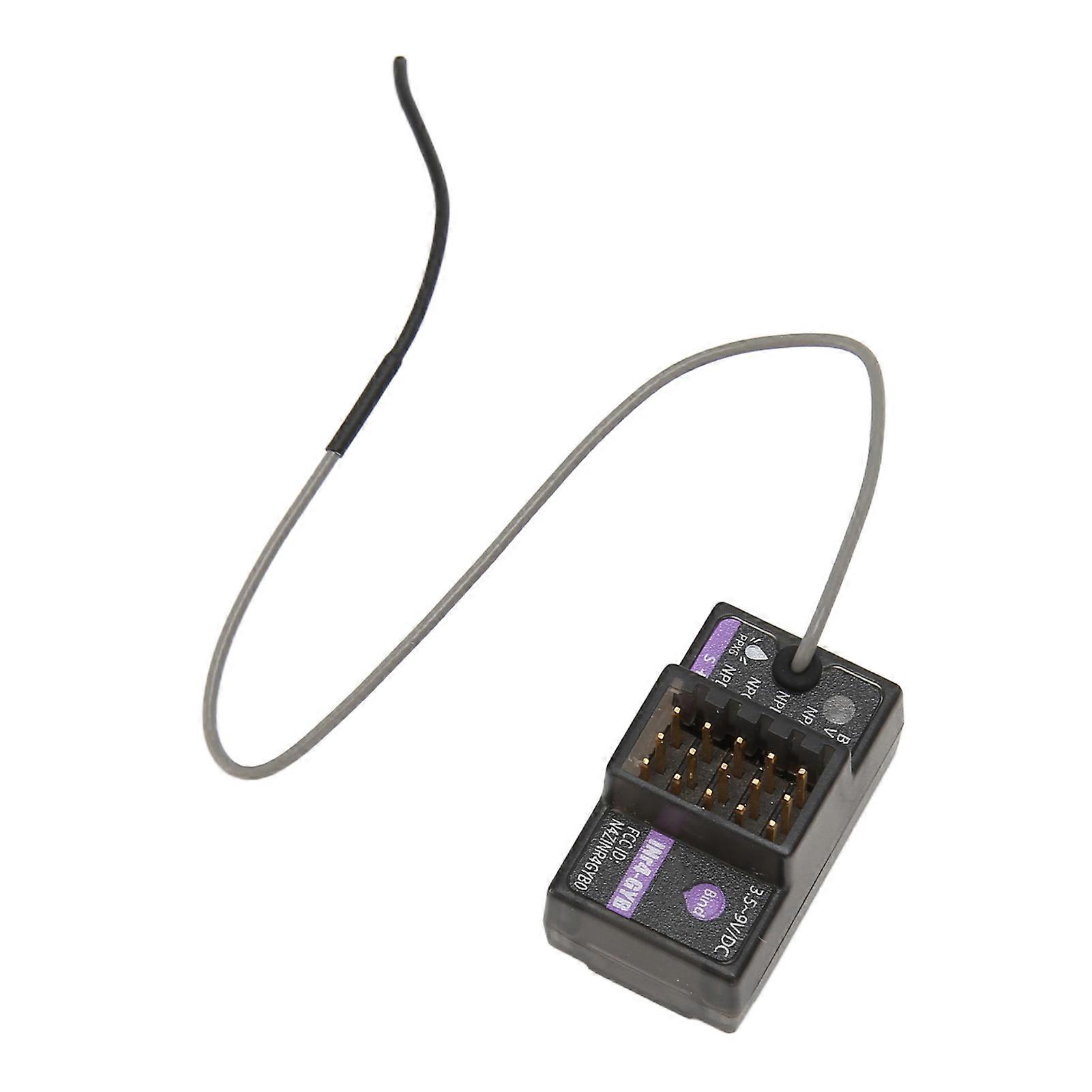 Gyro Empfänger 4H Einzelantenne 4-Kanal 2,4GHz RC PWM PPM