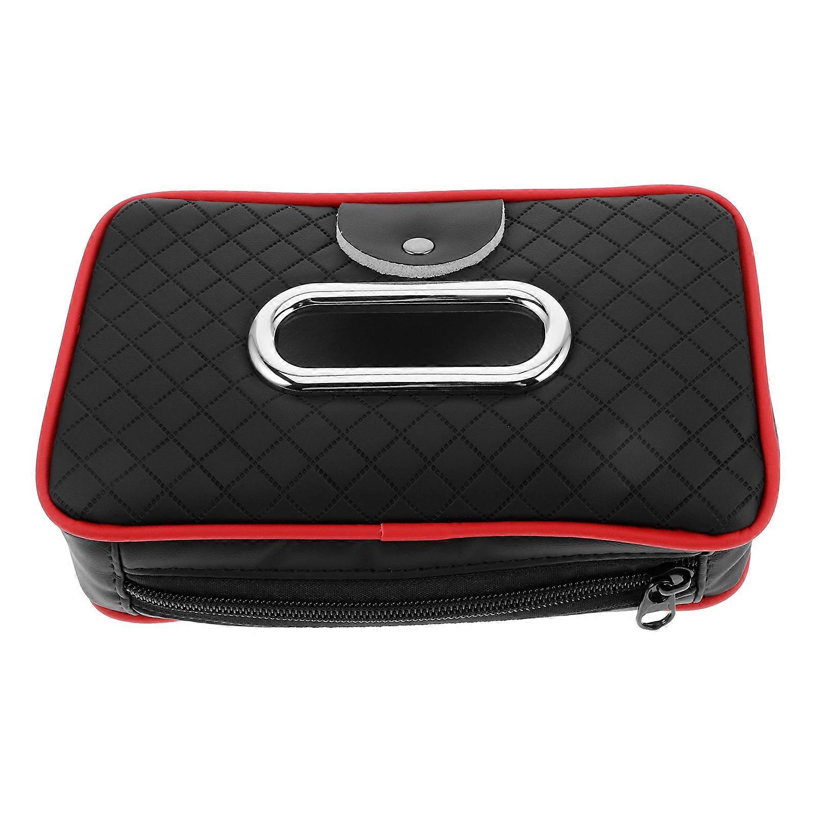 Car Napkin Holder Tissue Box For Car Stylish Appearance Modern .00X13.00X6.00CM Tissue Storage 1Set