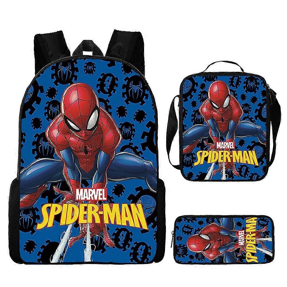 Spider-man Avengers Surrounding Street Student School Bag Backpack Cartoon Anime Backpack