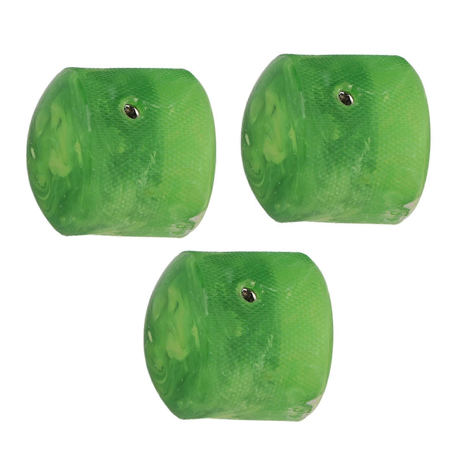 3Pcs Green Electric Guitar Knob String Potentiometer Controller Kit