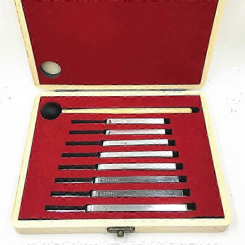 256-512HZ Steel Tuning Fork Set Mallet Vibration Therapy Tools