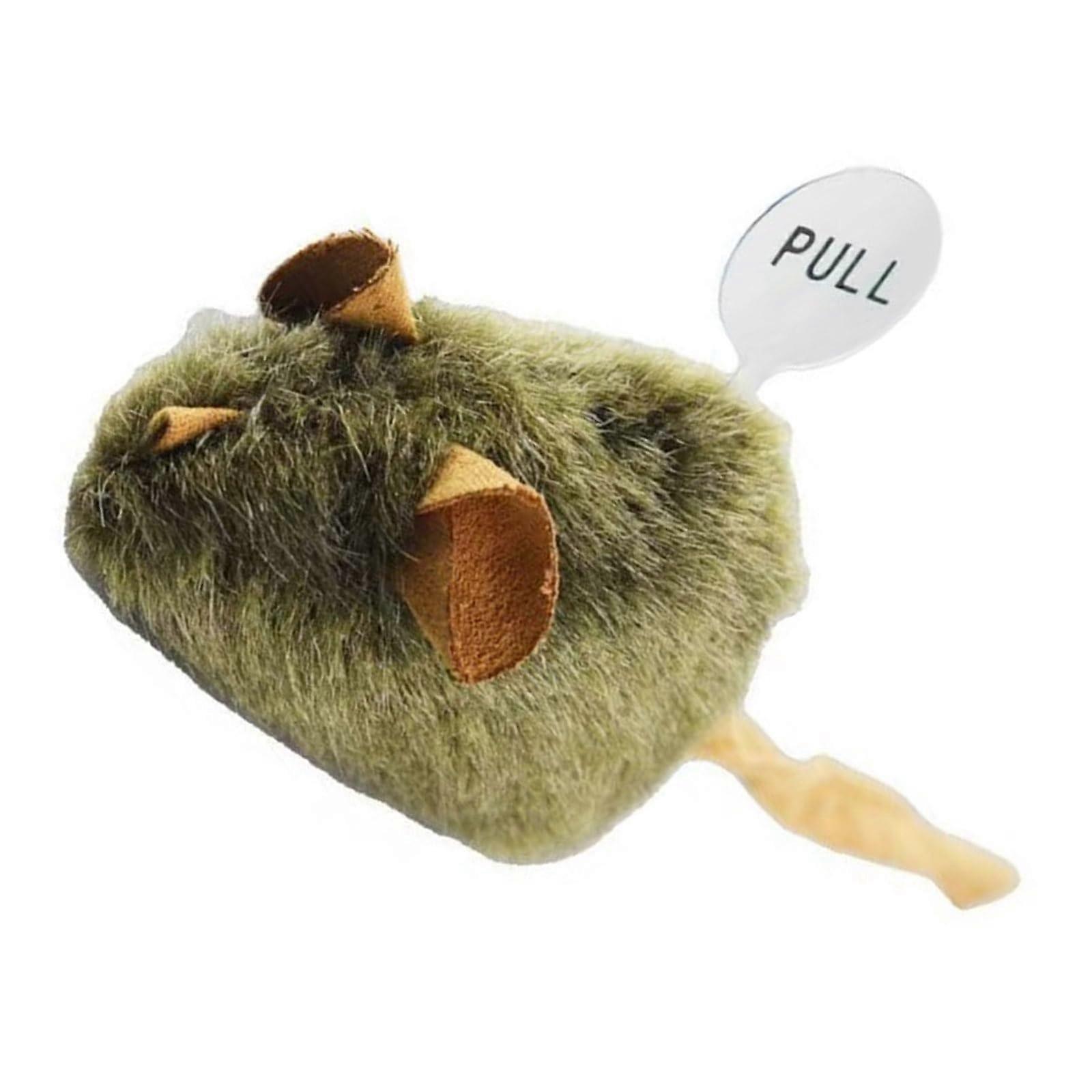 Plush Squeaky Plush Mice Cats Toy Automatic Moving Kitten Indoor Play Interactive With Realistic Squeaky Sound